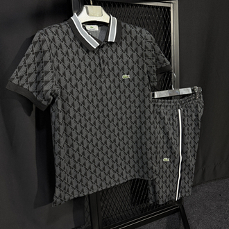 LACOSTE MONOGRAM ŞORTLU TAKIM