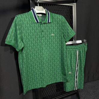 LACOSTE MONOGRAM ŞORTLU TAKIM