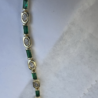 Emerald petite bileklik