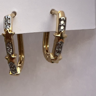 Üçlü set stars küpe