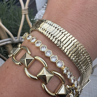 Bold gold bileklik