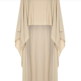 Gold lurex kaftan