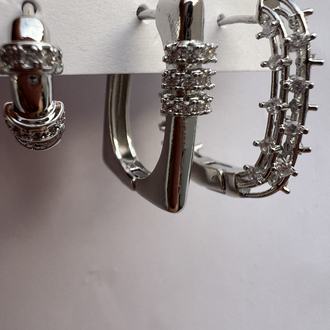 Üçlü set tiffany küpe