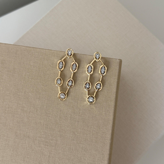 Double charm earring