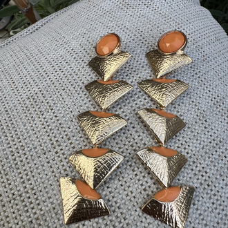 Orangant küpe
