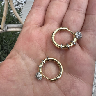 Circle rebel earring