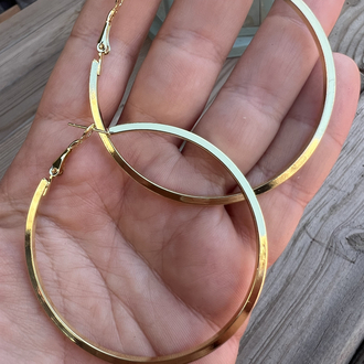 The big classy hoop halka küpe
