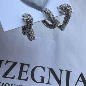 Üçlü set elements küpe