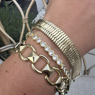 Bold gold bileklik