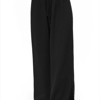 Siyah müslin pantolon 5020