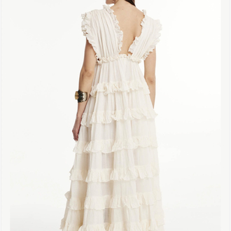 Paris maxi elbise sa0143