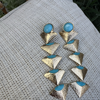 Blueish küpe