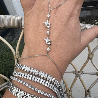 Petite silver bileklik