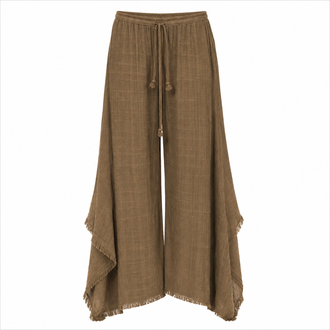 Kahve bohemian pantolon 5233