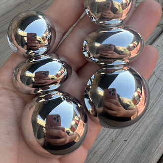 XL silver küpe