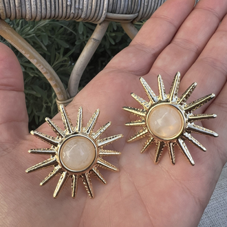 Bej sun küpe