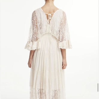 Bridgerton maxi elbise sa033