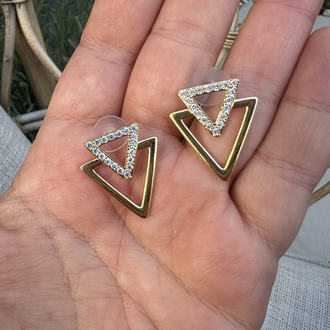 Triangle küpe