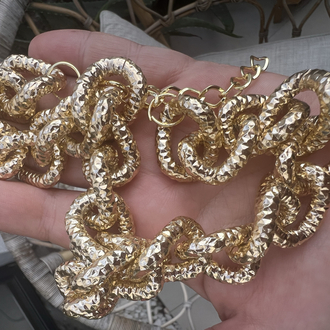 Surface gold büyük zincir kolye