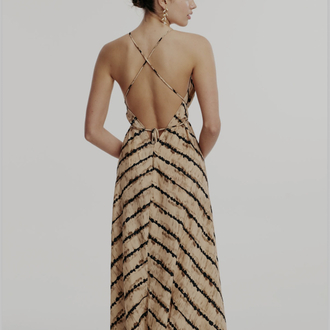 Eva ipek maxi elbise LD1113