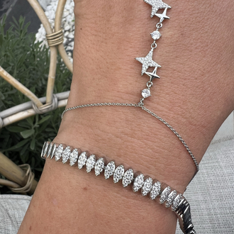 Petite silver bileklik