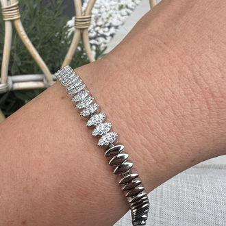 Petite silver bileklik