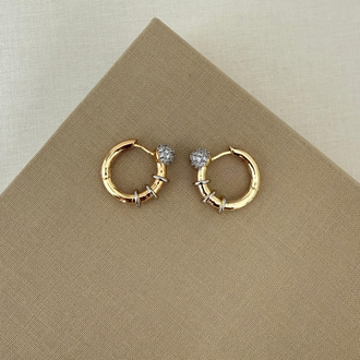 Circle rebel earring