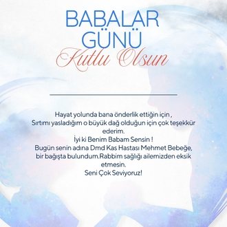 BABALAR GÜNÜ DİJİTAL BAĞIŞ KARTI