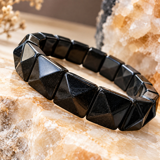 Gold Obsidyen Bileklik (Gücünü Hatırla, Hedefine Odaklan)