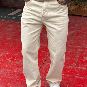 KREM PREMİUM KOT BAGGY