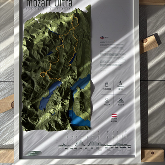 Mozart100|Personalized 3D Memory Frame - Mozart100|Kişiye Özel 3D Hatıra TablosuA2 (42 x 59,4 cm