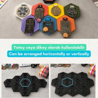 Modular Medal Holder Set (10-Pieces) | Başarı Dünyası