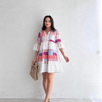 Boho Breeze Mini Elbise