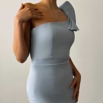 ELEYNA ELBİSE-MAVİ