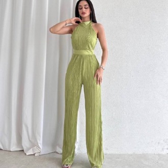 Halter Yaka Tulum Yeşil 