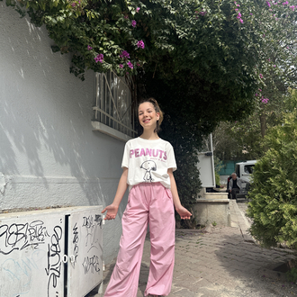 Joger Pembe Pantolon