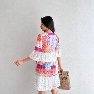 Boho Breeze Mini Elbise