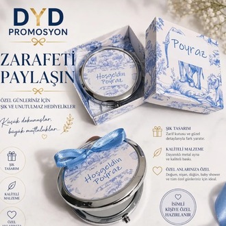İsme Özel Aynalı Hediyelik Set