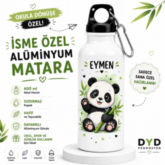 Kisiye ozel Aliminyum su matarasi 600ml