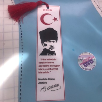 29 Ekim kitap ayracı