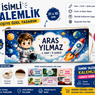 Kişiye özel kalemlik 21*10 cm