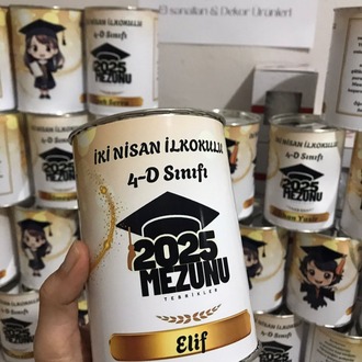 Kişiye özel tasarım metal kumbara
