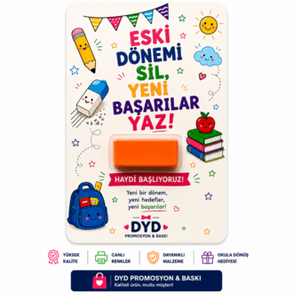 ✏️ Eski Dönemi Sil, Yeni Başarılar Yaz! – Kartlı Neon Silgi