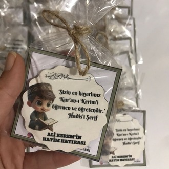 Ahşap baskılı kişiye özel magnet