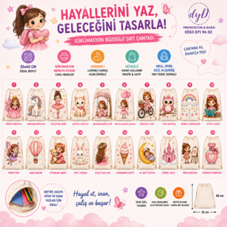 Okula dönüş sirt cantasi kisiye özel