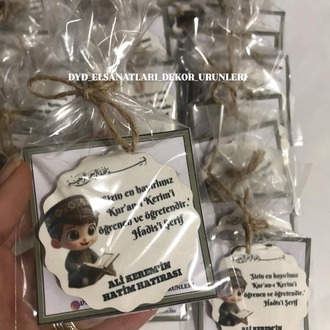 Ahşap baskılı kişiye özel magnet