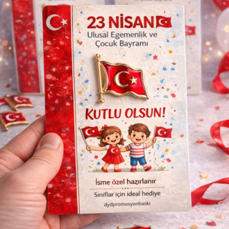 23 Nisan bayram broş