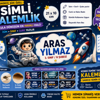 Kişiye özel kalemlik 21*10cm