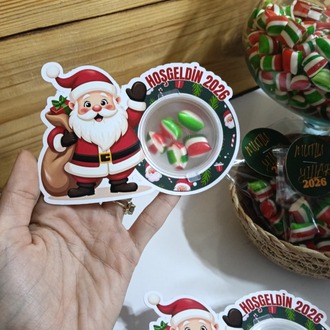 Yeni yıl boş şeker kutusu
