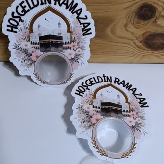 Hosgeldin ramazan temali seker kutusu